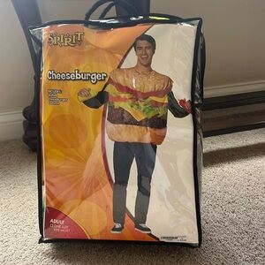 Halloween Cheeseburger costume. Adult One size fits most